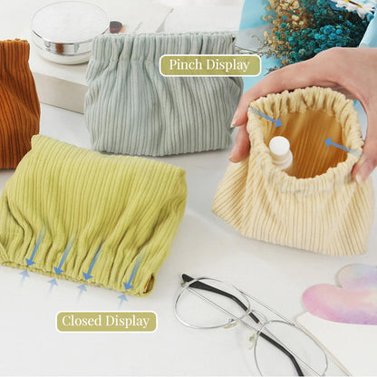 Elastic Corduroy Storage Bag
